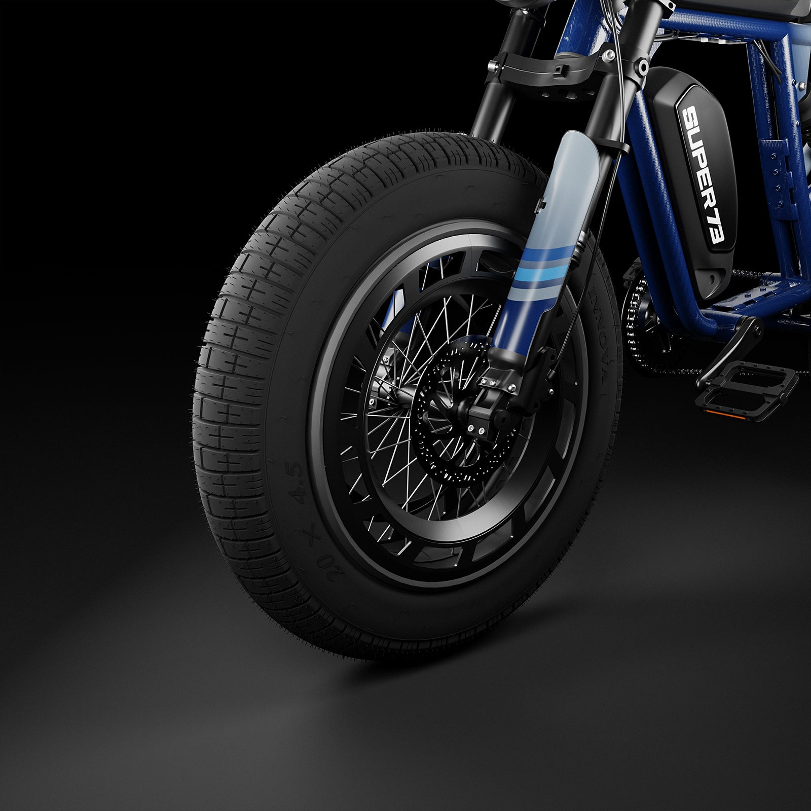 super73 rx 20×4.5 タイヤ 20x4.5 Fat Tire - Compatible with Super73 and E-Bikes with 20*4.5