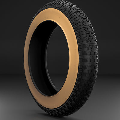 20 x 4.0” Brown Wall Fat Tire