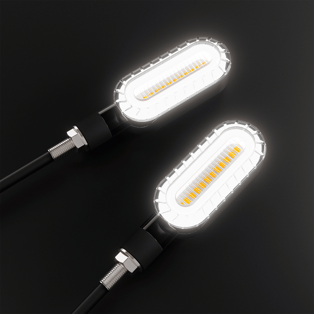 Striped Rectangular LED Turn Signal Lights – EVMOD