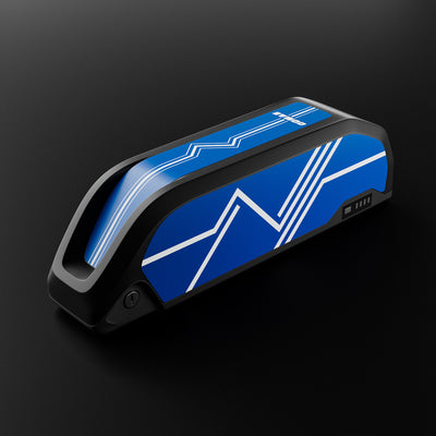 Autocollant de batterie bleu pour Super73 S1/Z1/ZX