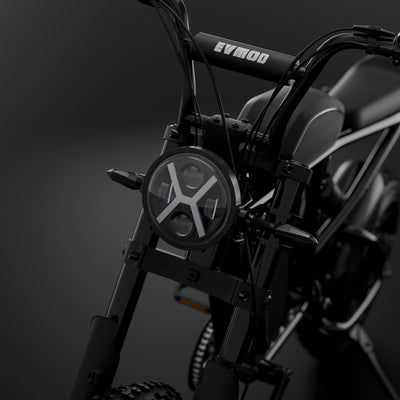 New X-Shaped LED Headlight Fits Super73 / E-Bikes