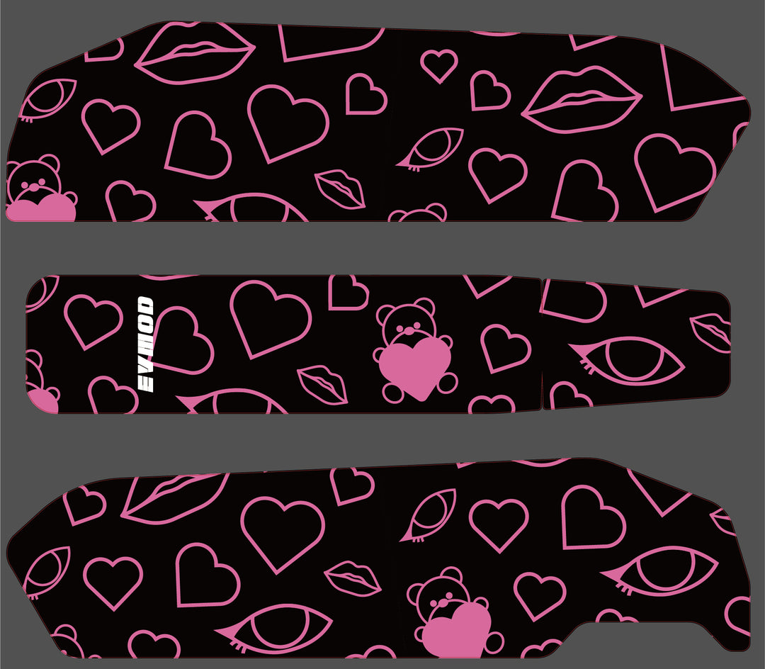 ʕ•ᴥ•ʔ Heart Cute Bear Battery Decal For Super73 S1/Z1/ZX – EVMOD