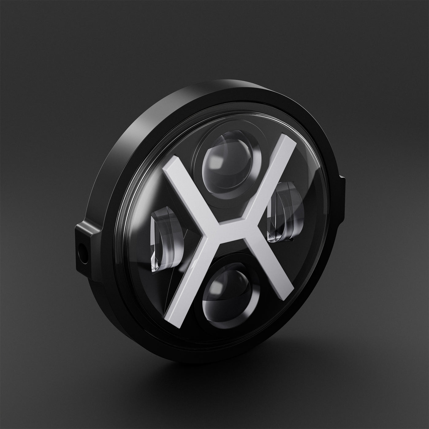 New X-Shaped LED Headlight Fits Super73 / E-Bikes