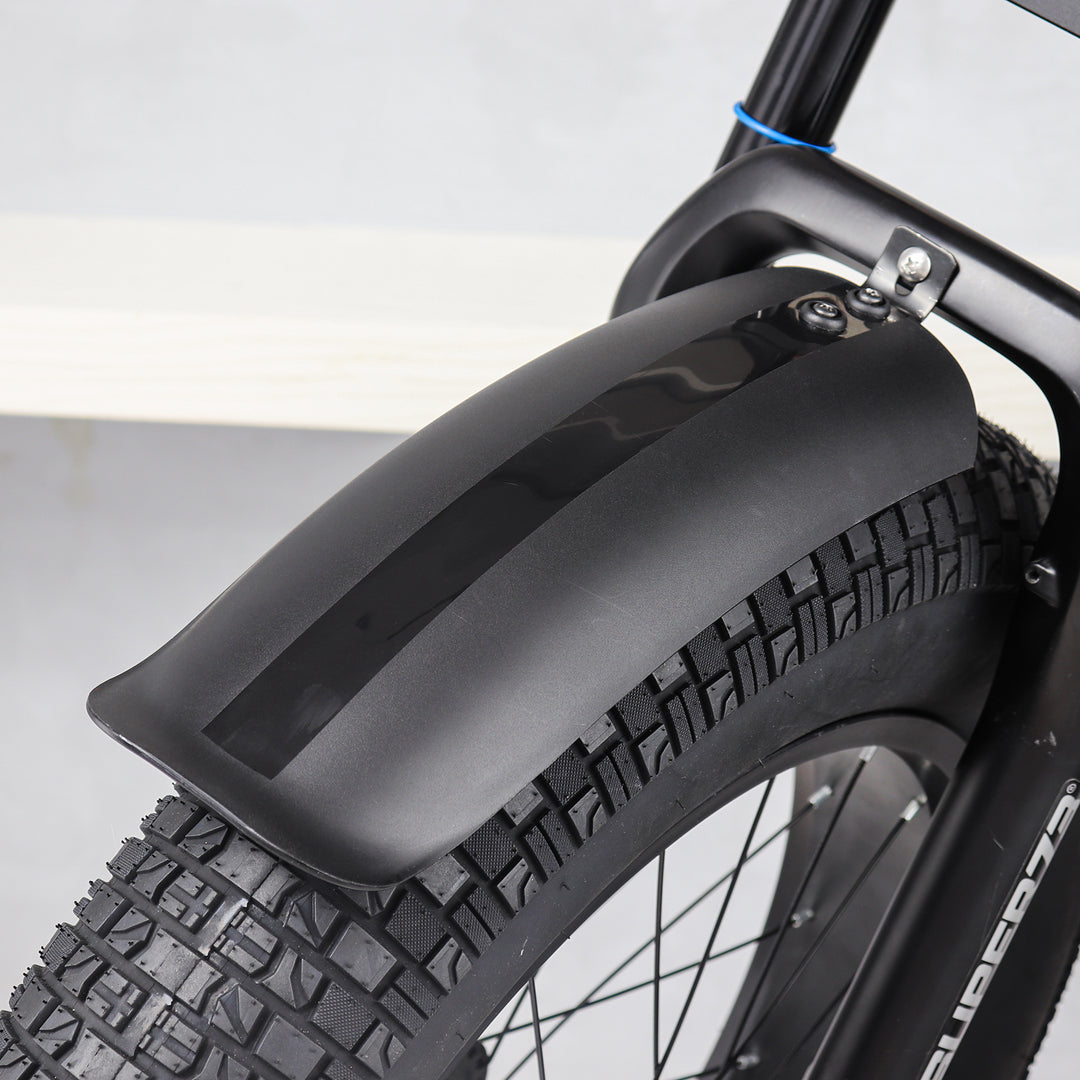 PP Kunststof Voorspatbord Voor Super 73 S1/S2/RX Elektrische Fiets, Zwart, Originele Pasvorm